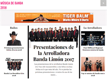 Tablet Screenshot of musicadebanda.info